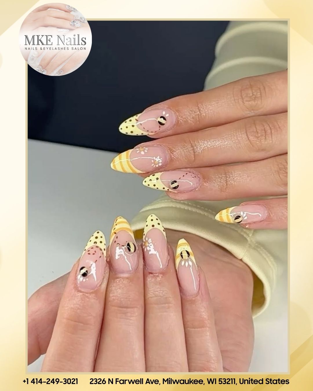 MKE NAILS logo